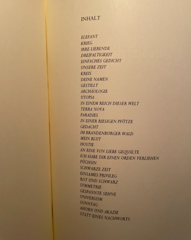 Inhalt "Gespannte Sehne"